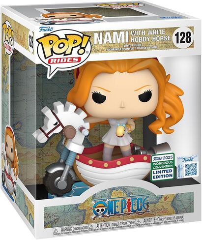 Funko Pop! Rides: One Piece - Rides Nami with White Hobby Horse (2025 Wondrous Convention Limited Edition) #128 in Saudi Arabia