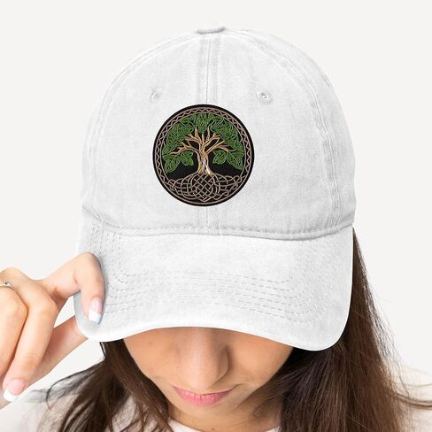 Celtic Tree of Life Spiritual Symbol Patch, Embroidered Iron-on/Sew-on Applique Badge Funny Patch Patches for Backpacks, Clothing, Hats, Jeans, DIY Accessories & Crafts, Jackets, Bags in Saudi Arabia