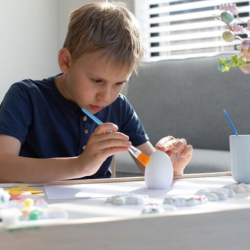 50 Pcs Flat Paint Brushes,1 Inch Craft Paint Brushes, Large Acrylic Brush for Watercolor, Acrylic,Big Painting Brush for Oil and Body Painting Crafts in Kuwait