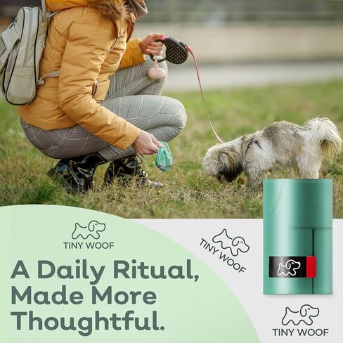Compostable Poop Bags with Handles – 360 Count – Small Dog Waste Bags – Leak-Proof, Odor-Blocking – Certified Compostable – For Chihuahuas, Toy Poodles, Pomeranians, Mini Dachshunds, French in Saudi Arabia