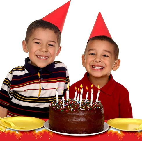 Tegeme 3 Pcs Fire Tablecloths Firefighter Fireman Birthday Table Cloth Party Decorations 7ft Red Flame Plastic Table Coverstablecloths for Picnic Home Outdoor Indoor Fire Heroes Birthday Suppliese in Saudi Arabia