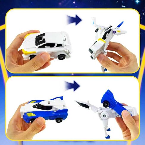Collision Transforming Unicorn Car Toy – 2 Cars Crash & Transform into Unicorn Robot Toys for Kids – Fun Gift for Boys & Girls, Birthday & Christmas in Saudi Arabia