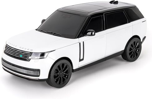 1:24 Range Rover Die-cast Model Vehicle with Sound & Light, Off-Road Vehicle with Pull Back Function & Openable Doors - Realistic Details for Collectors & Gifts White in Saudi Arabia