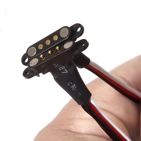 2Pack RC Magnetic Snap-On Jr 1-to-2 Y Extension Cable 9" Length 3Pin LED lamp Group Magnetic Suction Extension Wires for 1/10 1/8 RC Crawler Truck Car Boat Airplane Drones Helicopte in Saudi Arabia