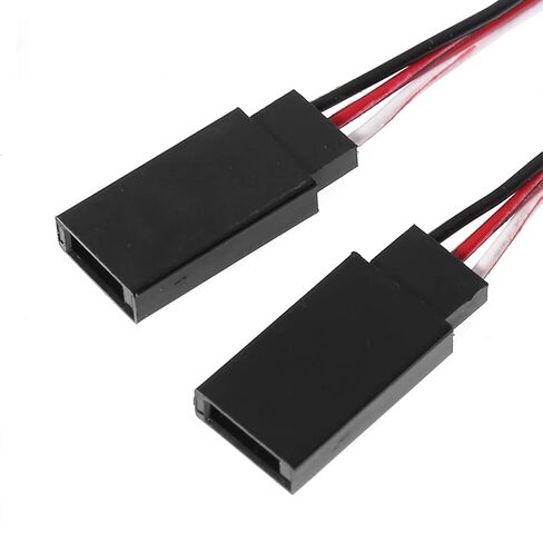 2Pack RC Magnetic Snap-On Jr 1-to-2 Y Extension Cable 9" Length 3Pin LED lamp Group Magnetic Suction Extension Wires for 1/10 1/8 RC Crawler Truck Car Boat Airplane Drones Helicopte in Saudi Arabia