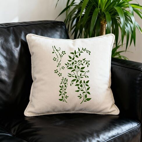 Large Vine Stencils for Painting on Wood Wall, Tree Vine Leaf Stencil, Reusable Ivy Stencil Drawing Template, Layering Leaf Leaves Stencils for Furniture, Canvas, Wood, Home Decor, DIY Crafts in Saudi Arabia
