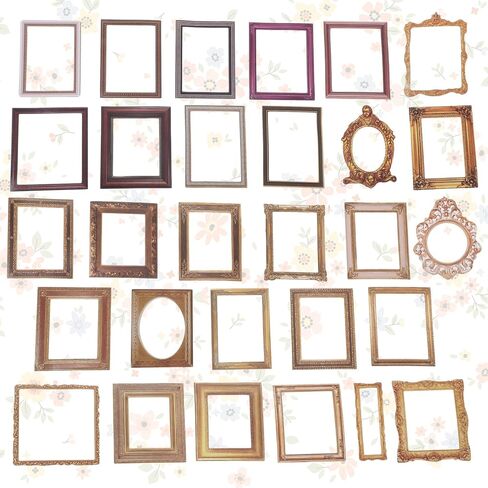 120 Pcs Vintage Frame Scrapbook Stickers Scrapbooking Embellishments Supplies Antique Photo Cutout Decorative Paper Art Journals Crafts Supplies for DIY Planners Wedding Junk Albums in Saudi Arabia