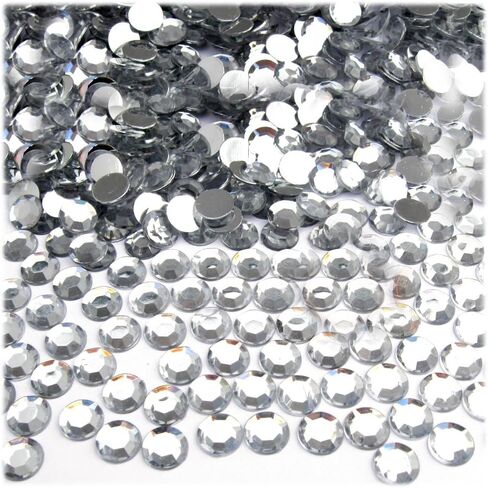The Crafts Outlet 1,000pc Rhinestones Round 7mm - 34ss Flatback Orange in Saudi Arabia