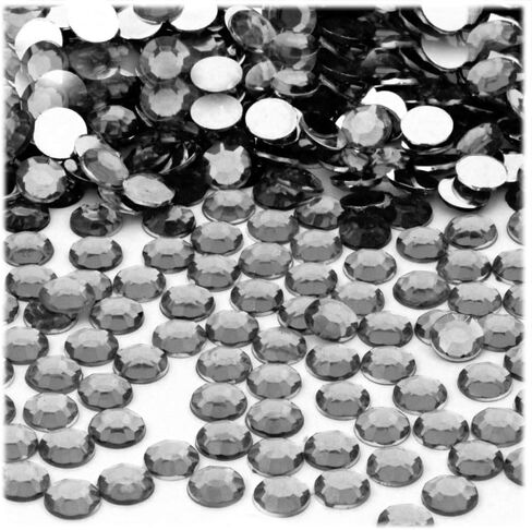 The Crafts Outlet 1,000pc Rhinestones Round 7mm - 34ss Flatback Orange in Saudi Arabia