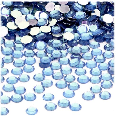 The Crafts Outlet 1,000pc Rhinestones Round 7mm - 34ss Flatback Orange in Saudi Arabia