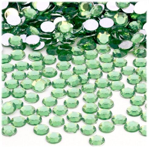 The Crafts Outlet 1,000pc Rhinestones Round 7mm - 34ss Flatback Orange in Saudi Arabia