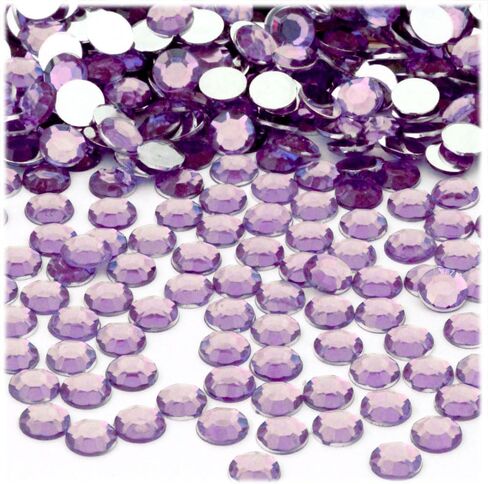 The Crafts Outlet 1,000pc Rhinestones Round 7mm - 34ss Flatback Orange in Saudi Arabia