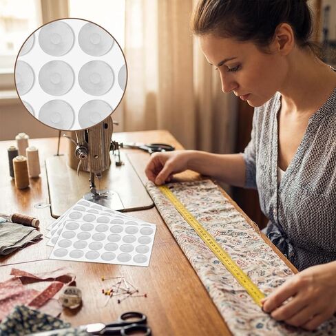 Dplolng 120 قطعة من مقابض السيليكون غير القابلة للانزلاق لقوالب اللحاف، 5 أوراق ملصقات قبضة المسطرة، مقابض حقيقية لمساطر اللحف، حلقات مسطرة سيليكون غير قابلة للانزلاق لخياطة اللحف وحكام الخياطة in Kuwait