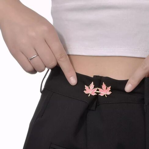 12 Styles Pant Waist Tightener, Adjustable Metal Waist Buckle Reusable Cincher Clips to Tighten for Loose Jeans,Clothing Dresses Skirts,No Sewing Accessories in Saudi Arabia