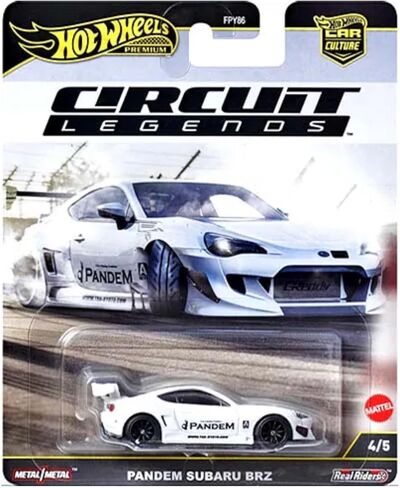 مجموعة السباق المصبوبة من Hot Wheels Circuit Legends - أيقونات بورش وفيراري وفورد وسوبارو، مقياس 1:64، للأعمار من 3 سنوات فما فوق (عبوة من 5) FPY86-961K in Kuwait