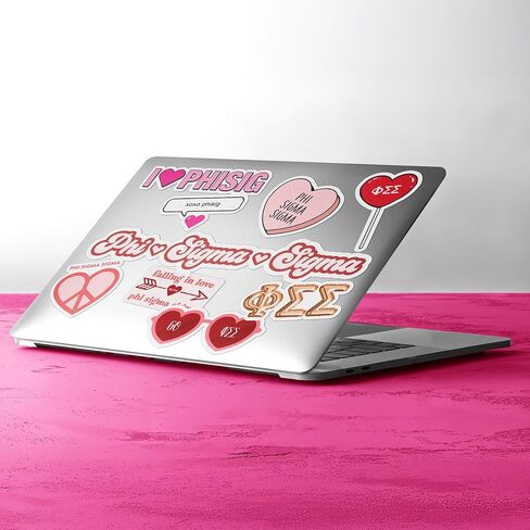 Phi Sigma Sigma - Sticker Sheet - Love Theme in Saudi Arabia