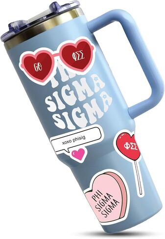 Phi Sigma Sigma - Sticker Sheet - Love Theme in Saudi Arabia