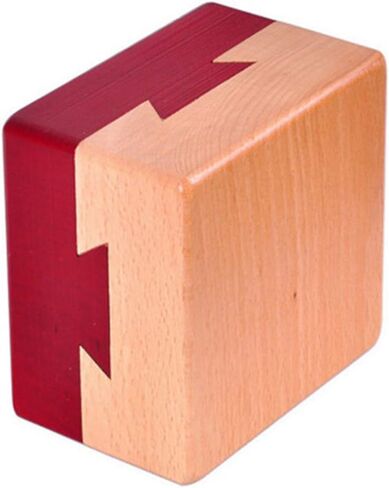 Yunir Wooden Magic Puzzle Box Brain Teaser Lock Box, Dovetail for Brain Development, Safe and Non Material, Lightweight and Portable, Ages 6+ (Purple) in Saudi Arabia
