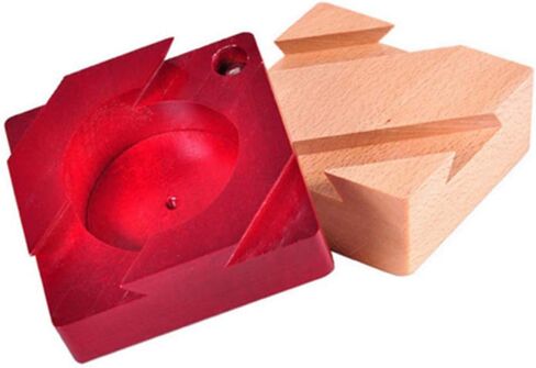 Yunir Wooden Magic Puzzle Box Brain Teaser Lock Box, Dovetail for Brain Development, Safe and Non Material, Lightweight and Portable, Ages 6+ (Purple) in Saudi Arabia