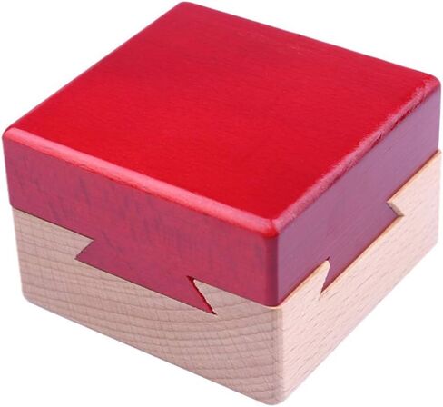 Yunir Wooden Magic Puzzle Box Brain Teaser Lock Box, Dovetail for Brain Development, Safe and Non Material, Lightweight and Portable, Ages 6+ (Purple) in Saudi Arabia