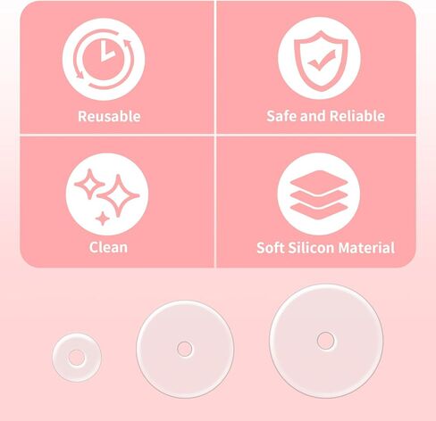 100PCS Clear Piercing Disc for Piercing Bump, Earring Backs for Droopy Ears, Clear Silicone Earrings Backs, Piercing Bump Treatment, 3/5mm Plastic Earring Backs in Saudi Arabia