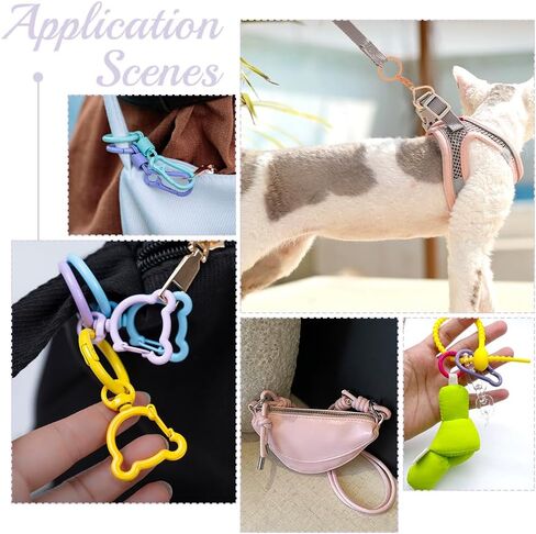 NBEADS about 637 Pcs DIY Keychain Findings Kits, Colorful Heart Trigger Spring Rings Flat Round Key Rings and Jump Ring Chain Extender for DIY Craft Making Jewelry in Saudi Arabia
