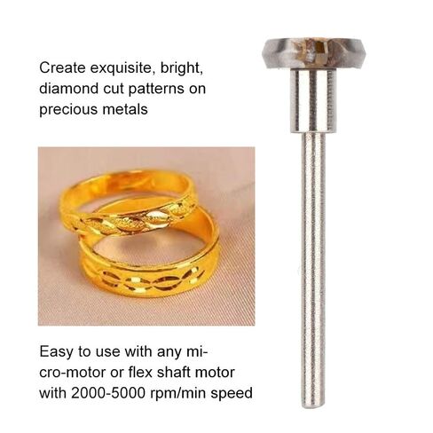 Jewelry Making Engraving Tool - Cuts Shank, Flywheel - Metal Cutting Accessory (120deg) in Saudi Arabia