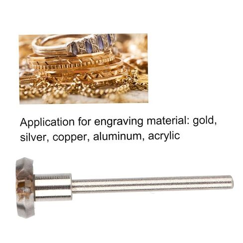 Jewelry Making Engraving Tool - Cuts Shank, Flywheel - Metal Cutting Accessory (120deg) in Saudi Arabia
