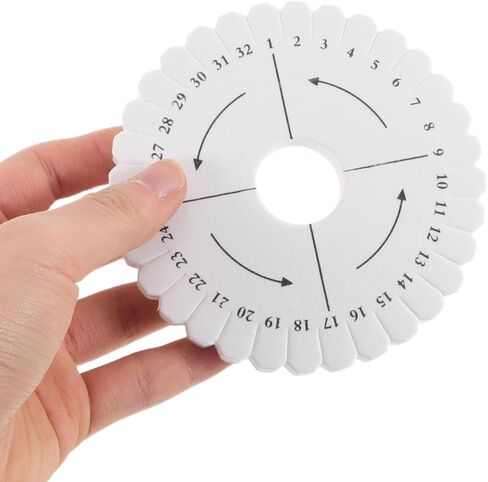 DOITOOL Kumihimo Disk Foam Kit : 10 PCS Bracelet Braiding Disk Round Bracelet Braiding Plate 32 Slot Weaving Board for Jewelry String Maker Tool for Beginners Creative Crafting in Saudi Arabia