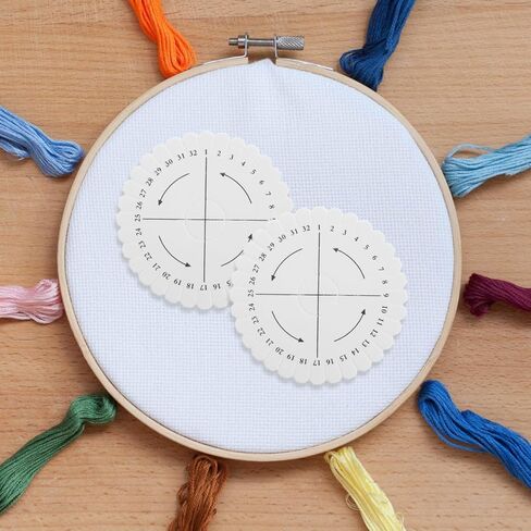DOITOOL Kumihimo Disk Foam Kit : 10 PCS Bracelet Braiding Disk Round Bracelet Braiding Plate 32 Slot Weaving Board for Jewelry String Maker Tool for Beginners Creative Crafting in Saudi Arabia