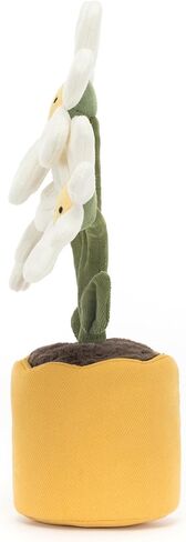 لعبة Jellycat Amuseables Daisy Pot المحشوة، 13.5 بوصة - قطيفة نباتية وزهور - ديكور ممتع وهدية in Saudi Arabia