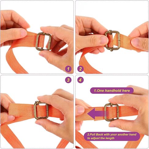 uxcell Adjustable Buckle Rectangle Tri-Glide Slides Adjuster Strap in Saudi Arabia