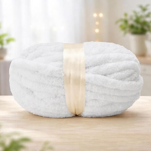 8.5oz غزل الشنيل مكتنزة 0.78in سميكة للكروشيه، الحياكة اليدوية بطانية ناعمة DIY المشاريع الحرفية in Saudi Arabia