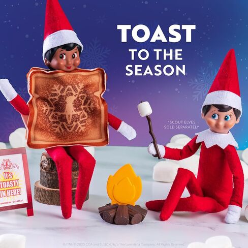 The Elf on the Shelf Polar Props Toasty Roasty Set - Elf Props and Accessories for Hilarious Campfire Elf Scenes - Scout Elf Not Included. in Saudi Arabia