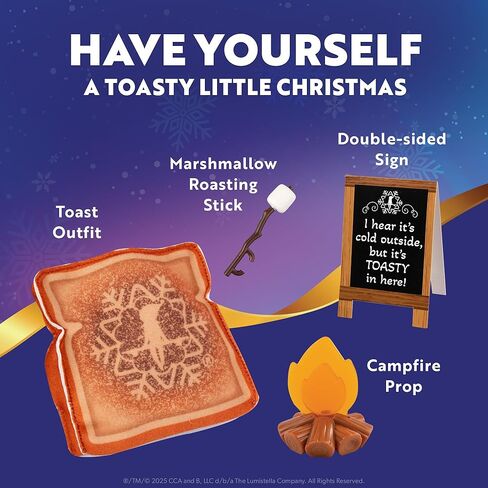 The Elf on the Shelf Polar Props Toasty Roasty Set - Elf Props and Accessories for Hilarious Campfire Elf Scenes - Scout Elf Not Included. in Saudi Arabia