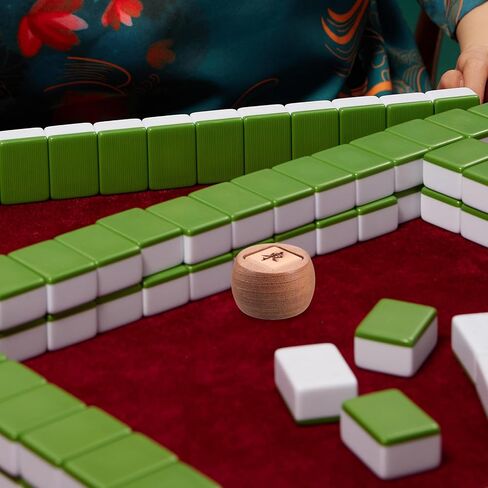 LUOZZY Round Wooden Mahjong Wind Indicator Accessories for Chinese Game Play Professional Casual Players Durable Elegant Coffee Table Decor in Saudi Arabia