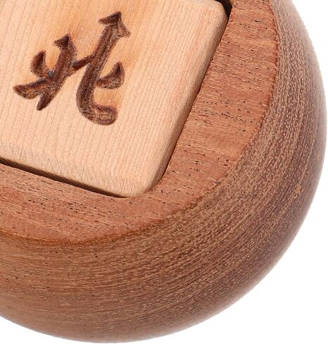LUOZZY Round Wooden Mahjong Wind Indicator Accessories for Chinese Game Play Professional Casual Players Durable Elegant Coffee Table Decor in Saudi Arabia