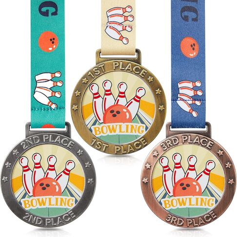 3 PCS Award Medal 1st 2nd 3rd Place Trophy مع Trophy Bronze Bronze Ribbon Gold for Field Field Games Family in Saudi Arabia