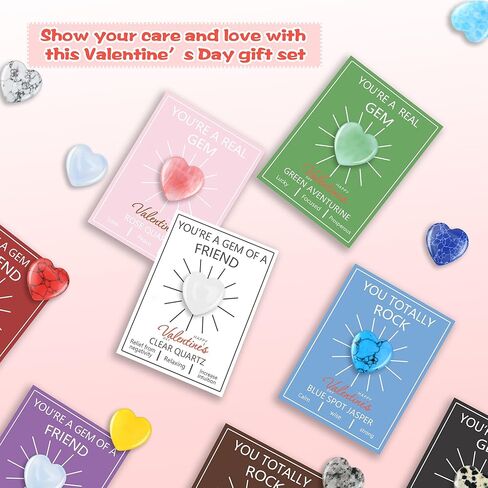 24 حزمة من هدايا عيد الحب للأطفال، وبطاقات عيد الحب مع أحجار كريمة كريستالية على شكل قلب لتبادل الفصول المدرسية، وهدايا حفلات عيد الحب وحشو حقائب الهدايا للفتيات والفتيان الذين تتراوح أعمارهم بين 4 و12 عامًا in Kuwait