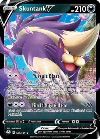 Silver Tempest - Skuntank V - Ultra Rare - 108/195 - NM/M in Saudi Arabia