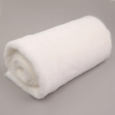 Black Faux Fur Fabric 65" Short Pile Super Soft Cuddle Material for Stuffed Crafts in Saudi Arabia