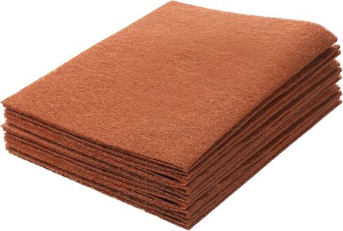Felt Fabric Sheets for Crafts, 10 Pieces 7" X 11" Gray Crafting Felt Fabric 1mm Thick Craft Felts Sheets Pads for DIY Crafts and Sewing Projects Making Supplies in Saudi Arabia