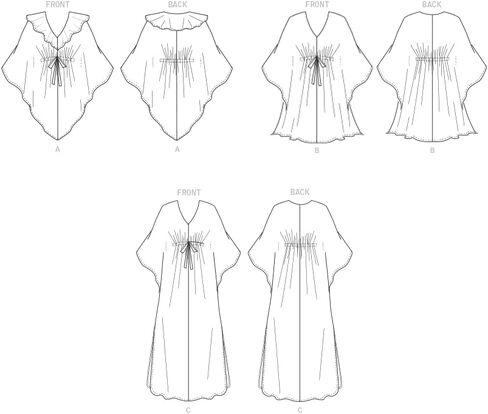 مجموعة أدوات خياطة القفطان من Butterick B6900B5 Misses، رمز التصميم B6900، المقاسات 8-10-12-14-16 in Saudi Arabia