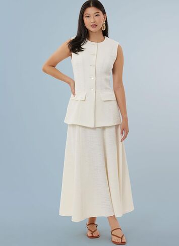 Simplicity SS3108H5 سترة غير مبطنة شبه جاهزة وتنورة واسعة وسراويل واسعة الساق من American Sewing Guild، رمز التصميم S3108، المقاسات 6-8-10-12-14 in Kuwait