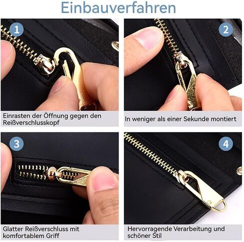 10pcs Zipper Pull Replacements - Easy Installation, Durable Metal Sliders in Assorted Colors - Ideal for Luggage, Jackets & More in Saudi Arabia