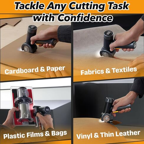 4 قطع شفرات قطع دوارة شفرات بديلة لمقص كهربائي نانو Fanttik C8، شفرات دوارة طويلة الأمد لقص الصناديق والنسيج والجلود والكرتون والمواد الحرفية in Kuwait