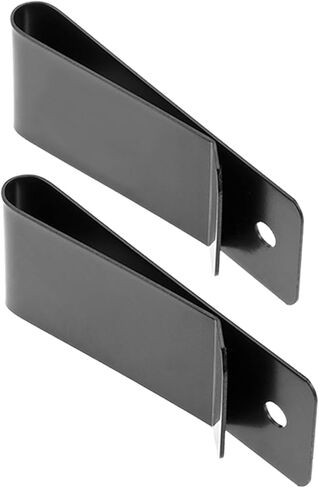 dophee 10Pcs Metal Belt Clip Holster Sheath Belt Clip Clasp Spring Hook Clamp Holders Versatile Buckle for Pockets Wallet Pouches Key Hooker DIY Accessories, 57x22mm/2.24"x0.87", Black in Saudi Arabia
