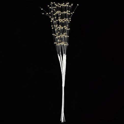 DIY Pearl Sticks, 100 Pieces Beading on Wire Stems ABS Material for Wedding Bouquets, Floral Decorations, Craft Accessories (Gold) in Saudi Arabia