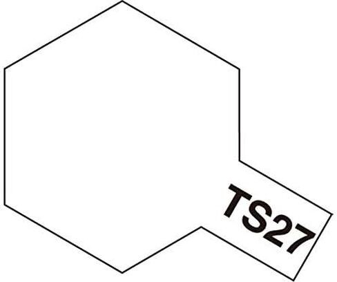 TAMIYA Spray Lacquer TS-27 Matte White TAM85027 Lacquer Primers & Paints in Saudi Arabia