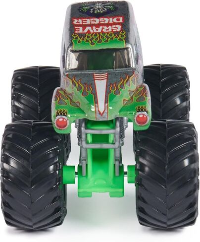 Monster Jam Grave Digger 1:64 Scale Die-Cast Monster Truck, Series 01 Collectible Vehicle by Spin Master, Realistic Details & BKT Tires, Kids Ages 3 and Up in Saudi Arabia